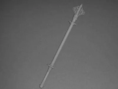 Ancient weapon pernach 3D model
