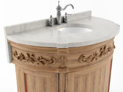 bath cabinet 3D model
