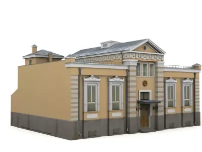 House Low-poly 3D model