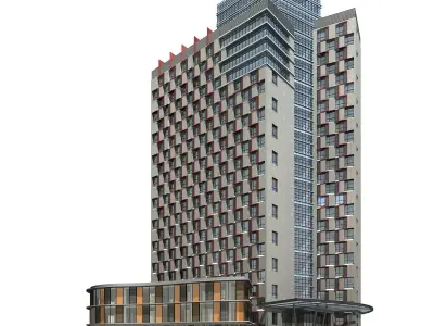 Office Building 3D model 341