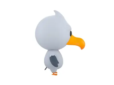 Character064 Seagull 3D model