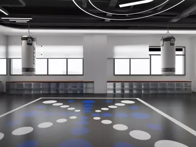 Boxing Gym Low-poly 3D model purchase
