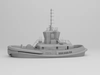 Ship Tugboat  - Model Sparky 3D model