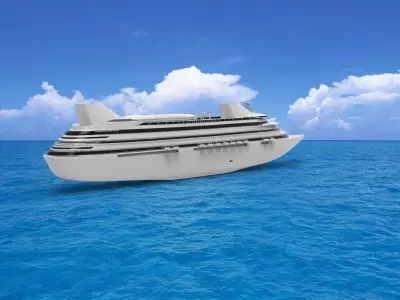 Cruise Ship 3D model purchase