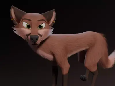 Vidgard Fox Free 3D model purchase