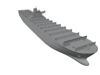 Container Ship 3D model order