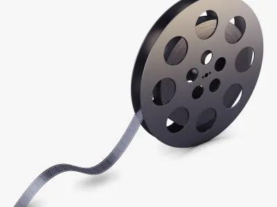 Video Film Reel 35mm v 1 3D model
