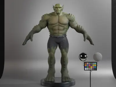  Abomination Low-poly 3D model