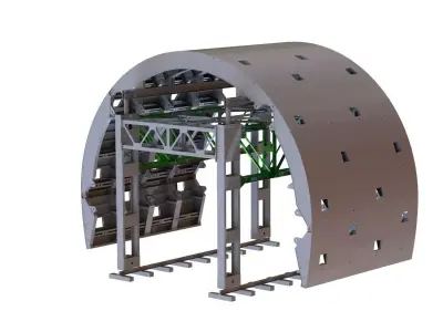 Tunnel Formwork 3D model
