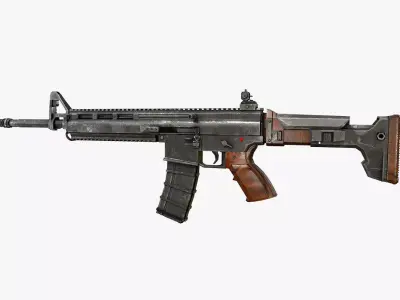 Ruger SR-556 Takedown Rifle 3D model