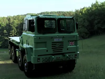 Military truck Low-poly 3D model purchase