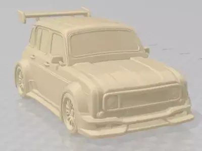 Renault 4 Tuning Printable Car 3D print model