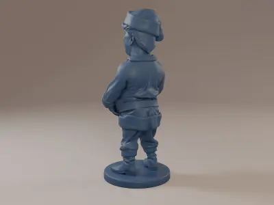 Donald Trump Santa Claus 3D print model