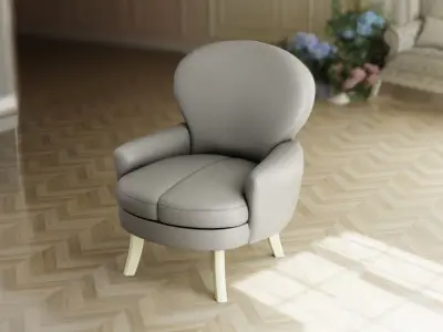 Furniture Accent Chairs Bohemian 013 Low-poly 3D model