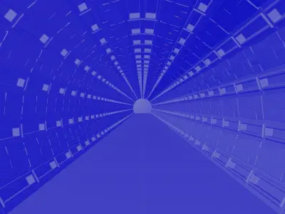 Sci-fi hallway Low-poly 3D model buy