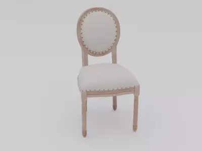  Antique Chair  Low-poly 3D model