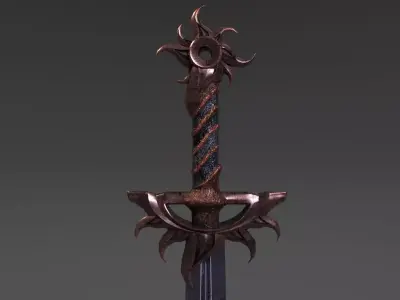 SWORD Gothic Voodoo  Low-poly 3D model