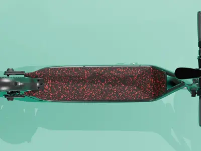 Electric Scooter 3D model 2