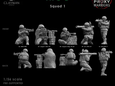 IRGC Squad 1 1 56 scale 3D print model