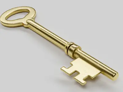 Old Key 3D model