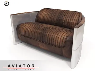 Aviator sofa 3D model