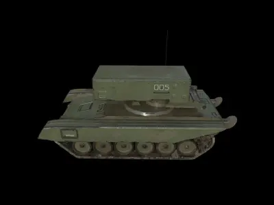 Military Vehicle Pack 06  Low-poly 3D model