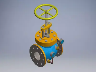 STEAM STOP VALVE 3D model