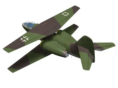 Messerschmitt P1109 3D model