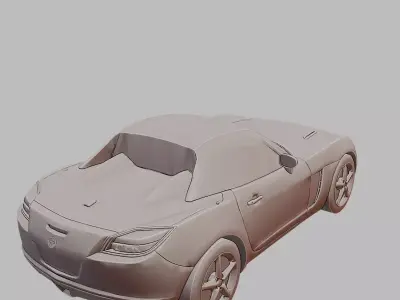 Opel GT Classic Sports Coupe Vintage Car 3D Printable 3D print model