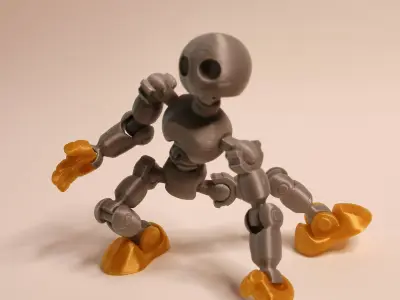 Flexi Articulated Robot FlexiBot Articulated Robot  3D print model