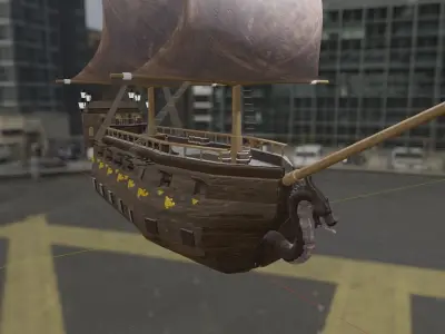  SAIL WARSHIP 3D model