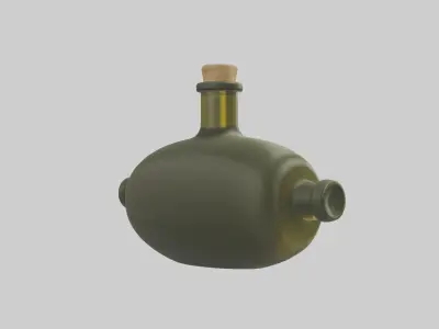 Olive Oil Bottle model 3D model