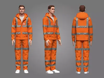 Safety Outfit 3d Model 3D model
