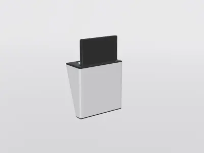 SciFi Laboratory Sample Scanner Low-poly 3D model