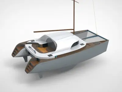 Lagoon Catamaran 3D model