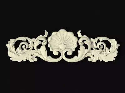 dekor ornate crown 3D model