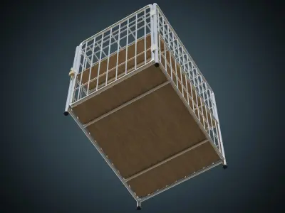 Cage 2 Basic Low-poly 3D model