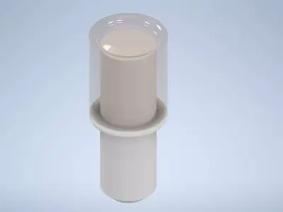 IKEA Glass Shelf Pins 101577 3D model