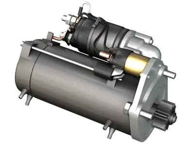 Starter Motor 03 3D model