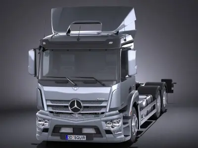 Mercedes Antos Double wheels 2016 3D model