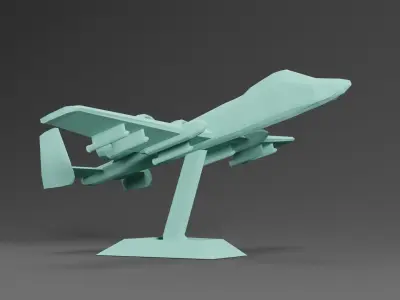 A-10 Thunderbolt 3D print model purchase