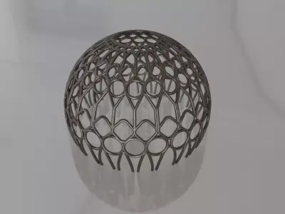 Simplified Al Wasl Dome  Free 3D print model purchase