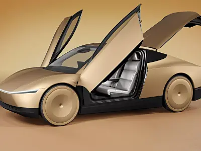 2026 Tesla Cybercab 3D model