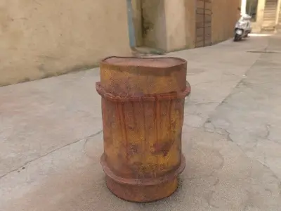 Old dustbin 3D print model