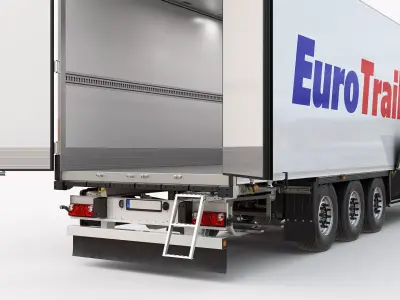 Semitrailer Refrigerator 3D model