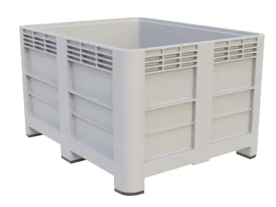 Plastic Pallet Container 01 3D model