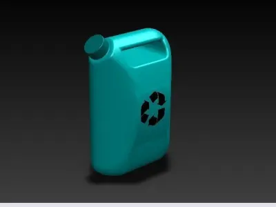 Oil Can Free 3D model buy