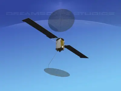 COMSAT MUOS Satellite 3D model purchase