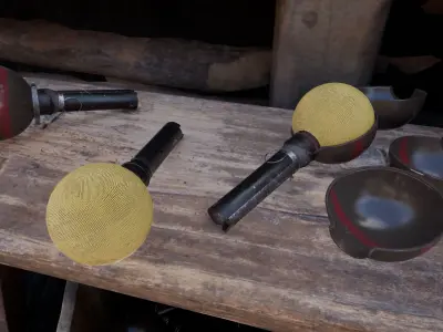 British WW2 No74 Sticky Grenade 3D model