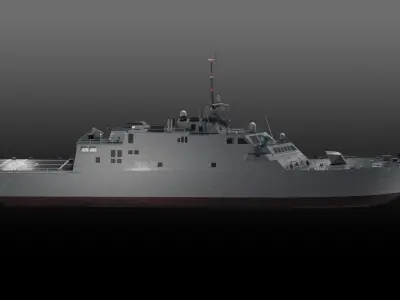 Littoral combat ship freedom class 3D model